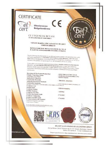 Kalite Kontrol Belgesi